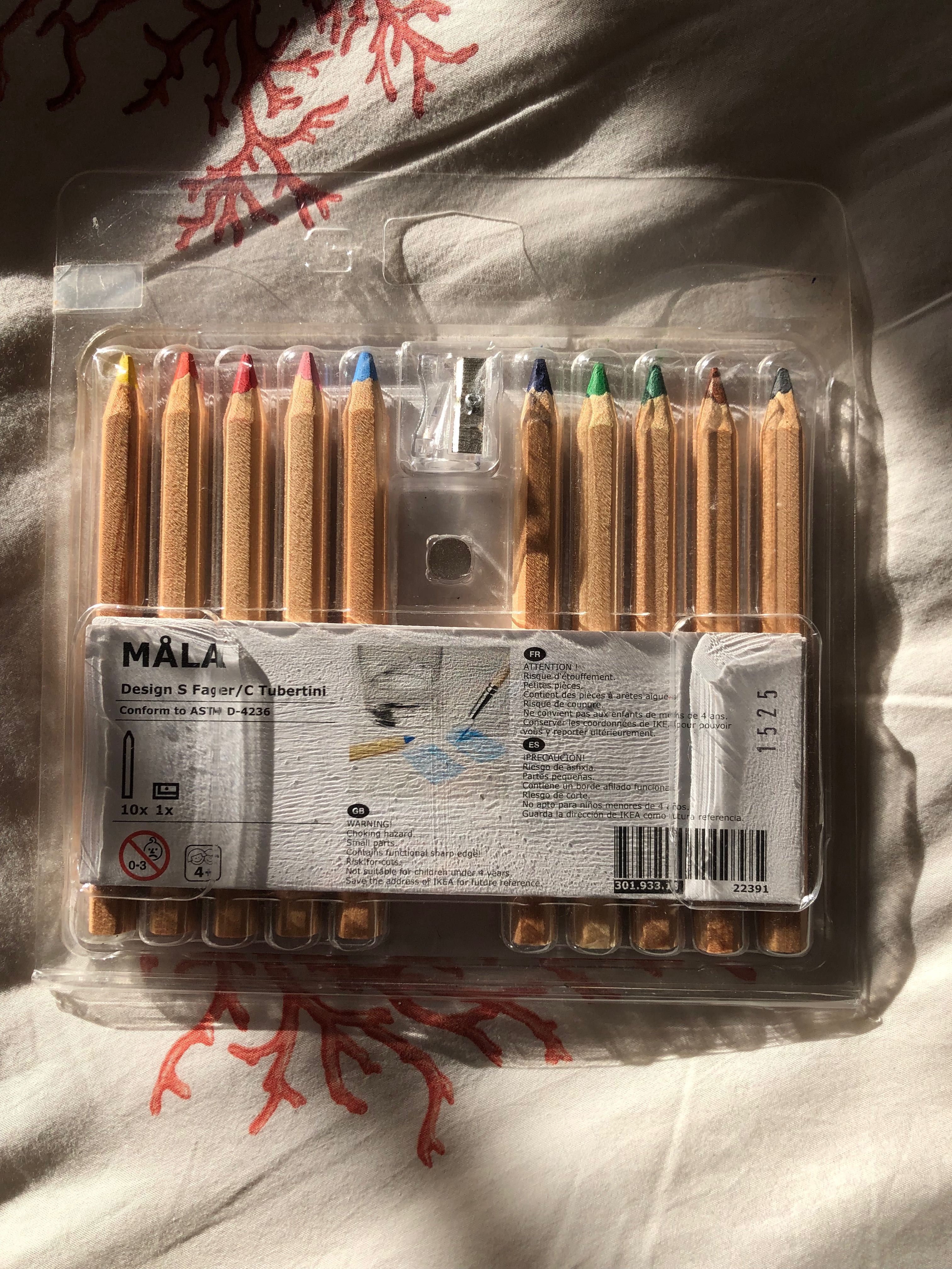 Lápis de cor Ikea Aquarela - Caixa Fechada