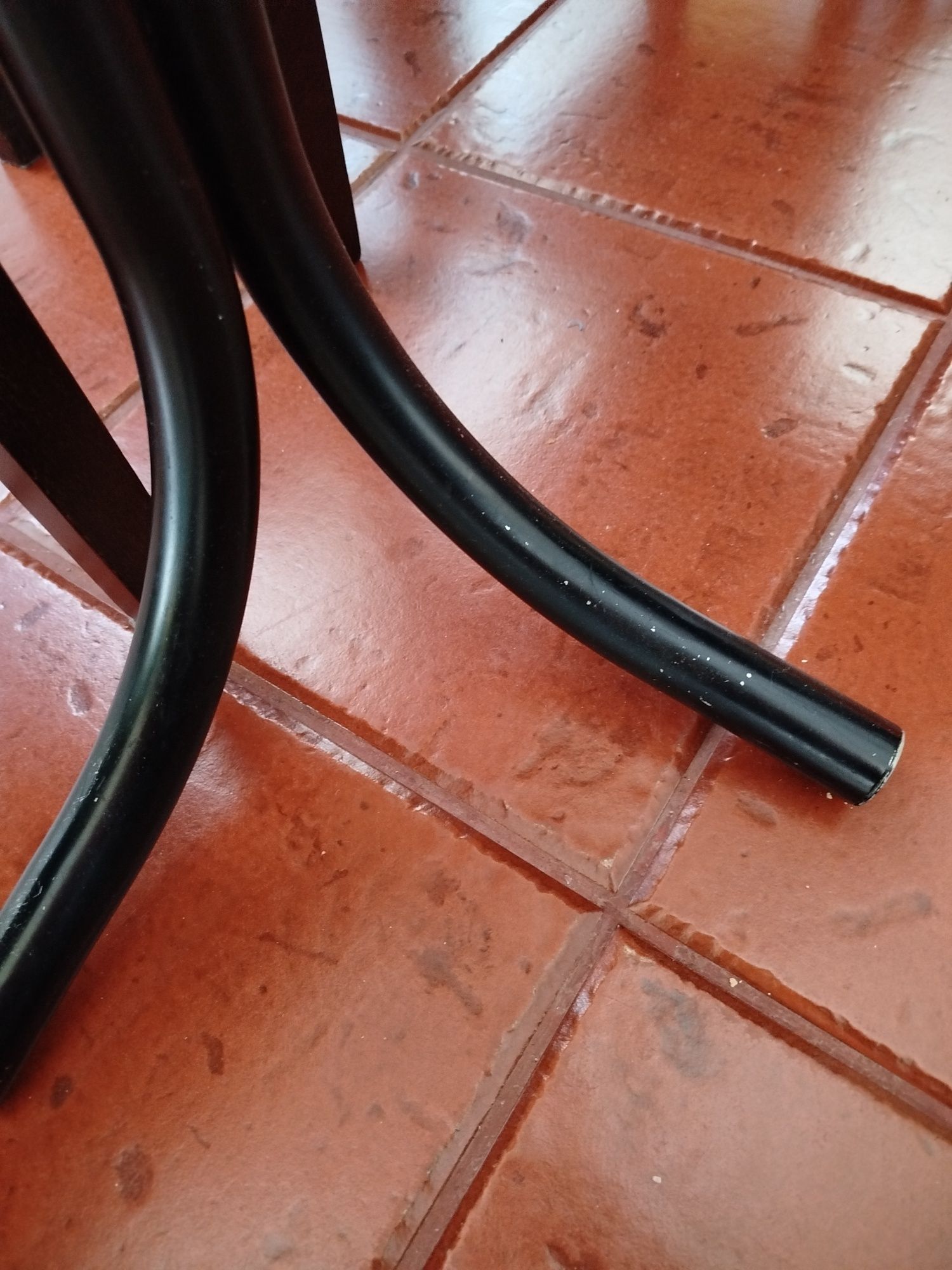 Mesa de vidro de sala de jantar