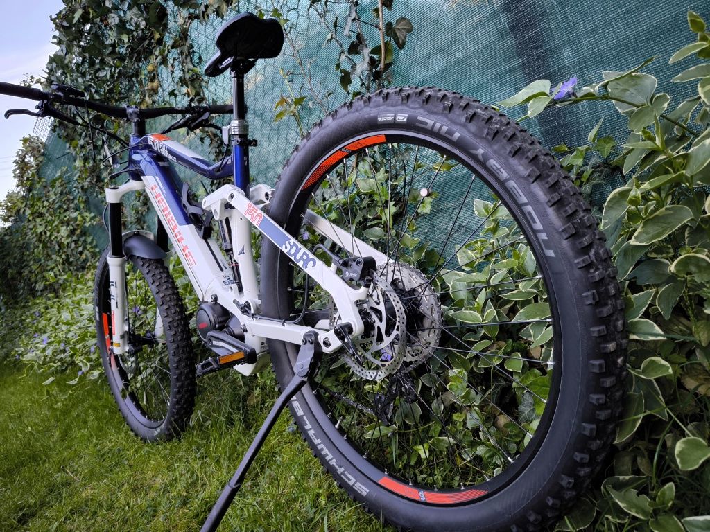 Rewelacyjny Haibike piękny FULL elektryczny rower,mega doposażony M ra