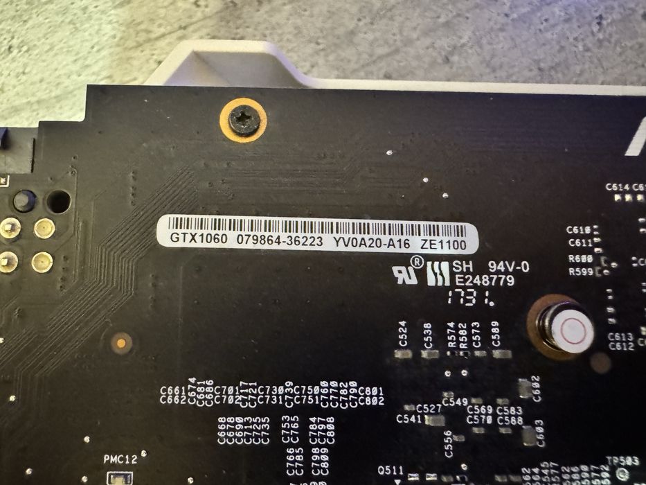 Asus gtx1060 відеокарта