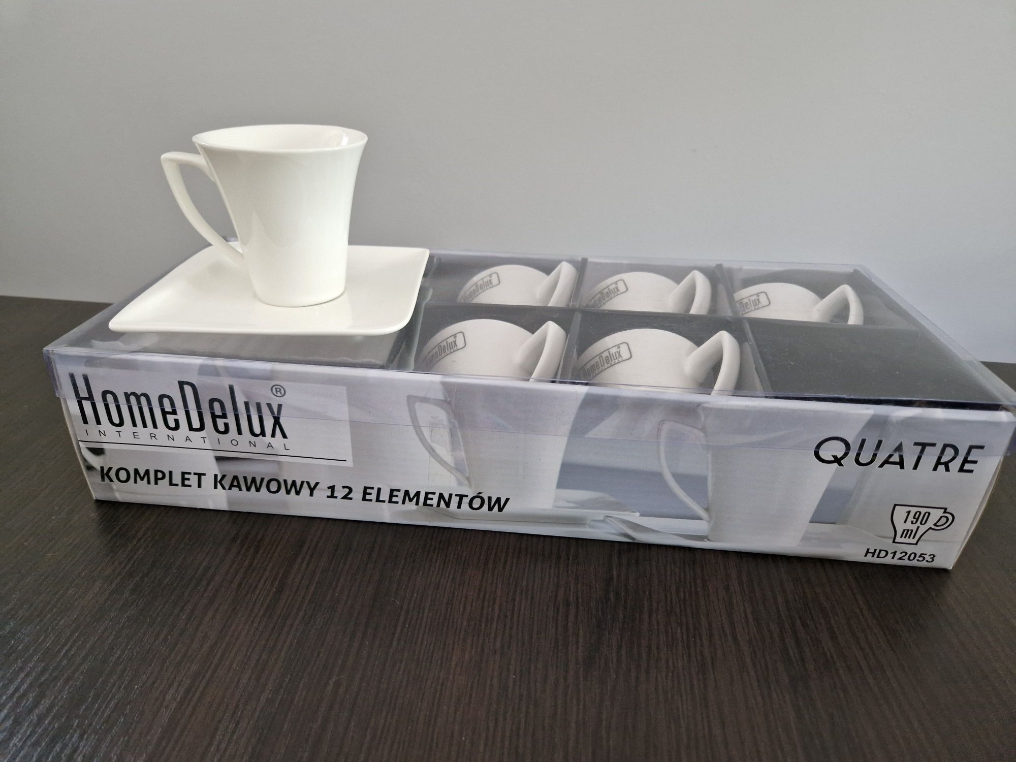 Zestaw kawowy 12 elementów HomeDelux Quatre