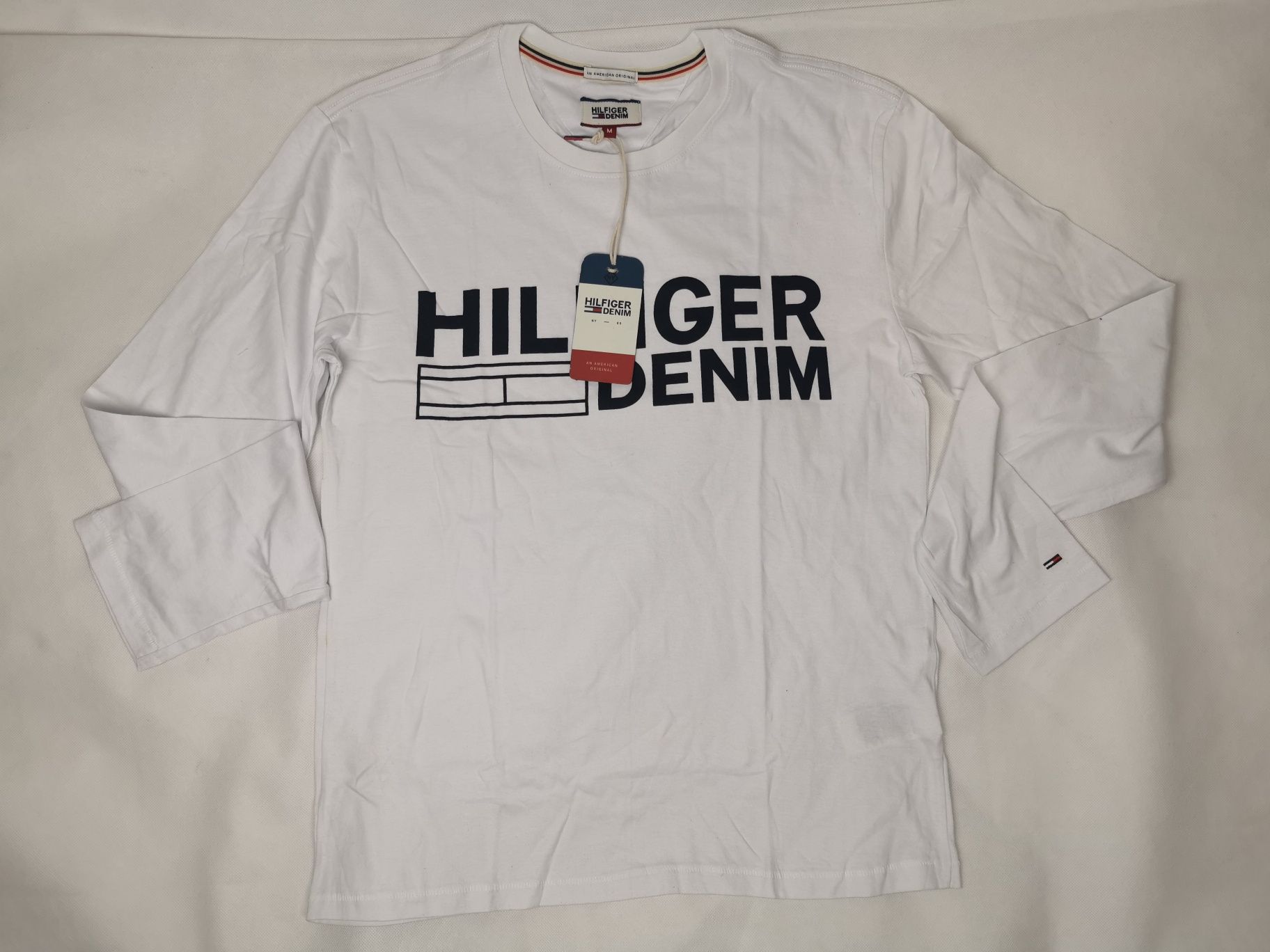 Nowa oryginalna bluzka z długim rękawem Tommy Hilfiger rozm M