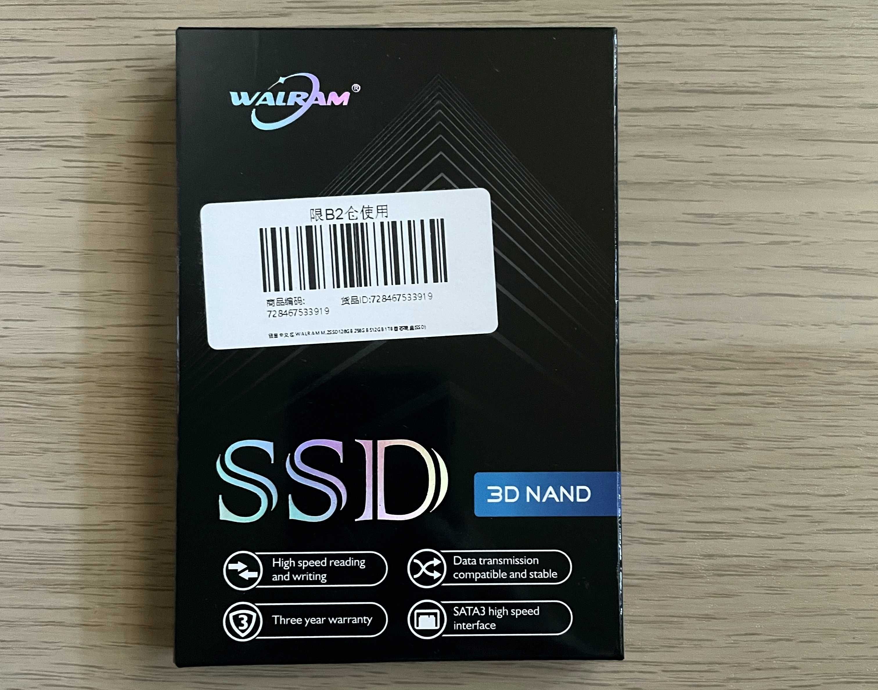 Dysk SSD 1TB Walram 2,5" SATA III 550/500 MB/s