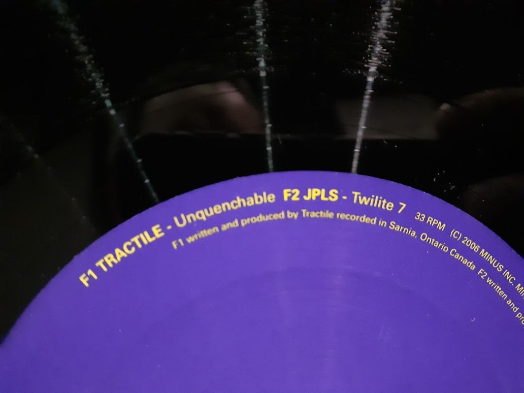 Tractile Unquenchable  JPLS Twilite 7 winyl