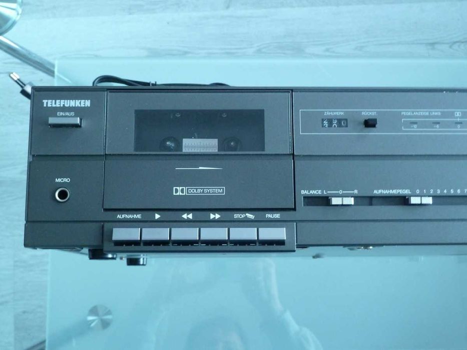 Magnetofon/Deck TELEFUNKEN HC650 -(jak Yamaha, Technics)- sprawny 100%
