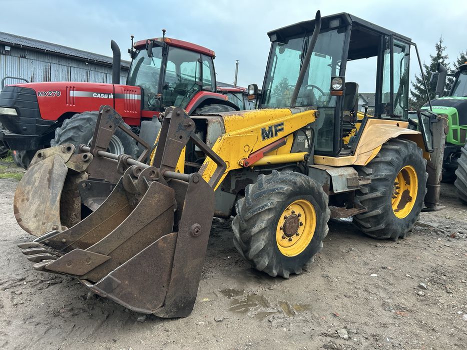 Koparko ładowarka MF 860 Teleskop 4 łyzki