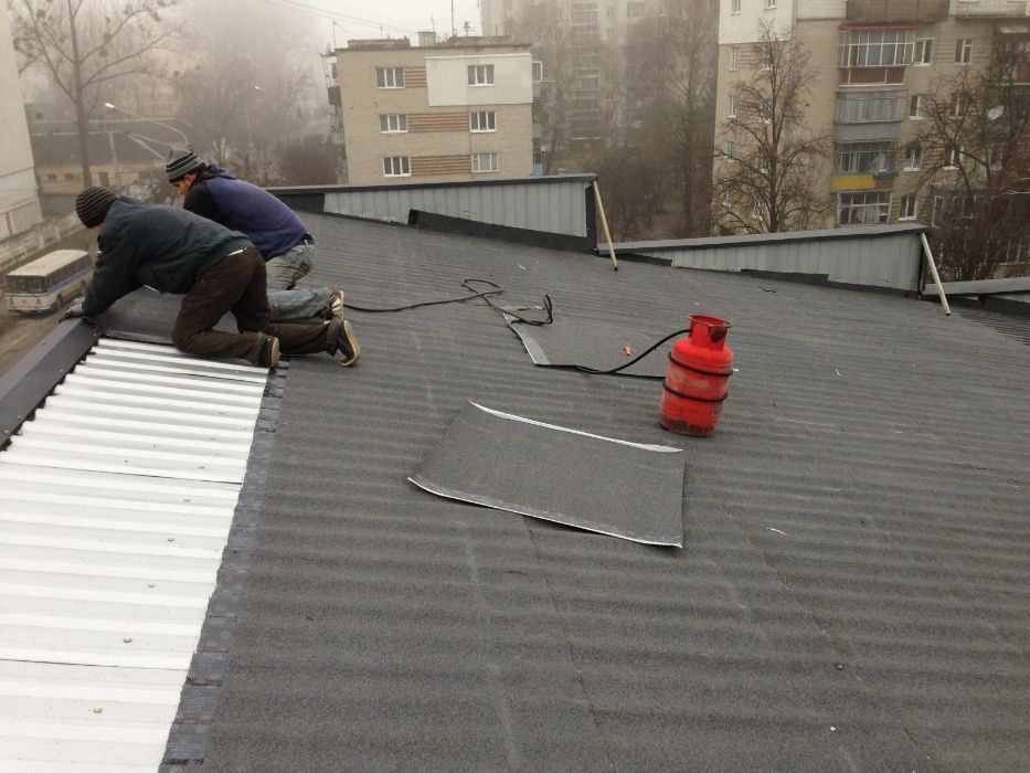 Покрівля Дах Євроруберойд Гідроізоляція Стяжка Отеплення