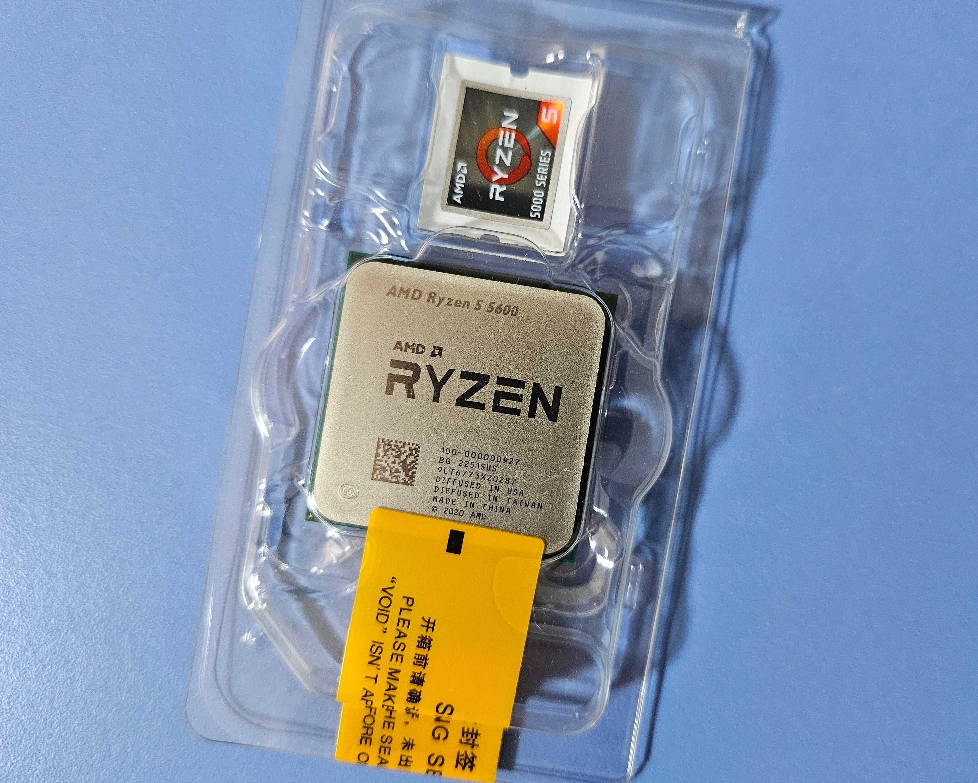 Процессор AMD Ryzen 5 5600 6/12 ядер 3.5-4.4GHz L3=32MB Zen3 sAM4 Tray