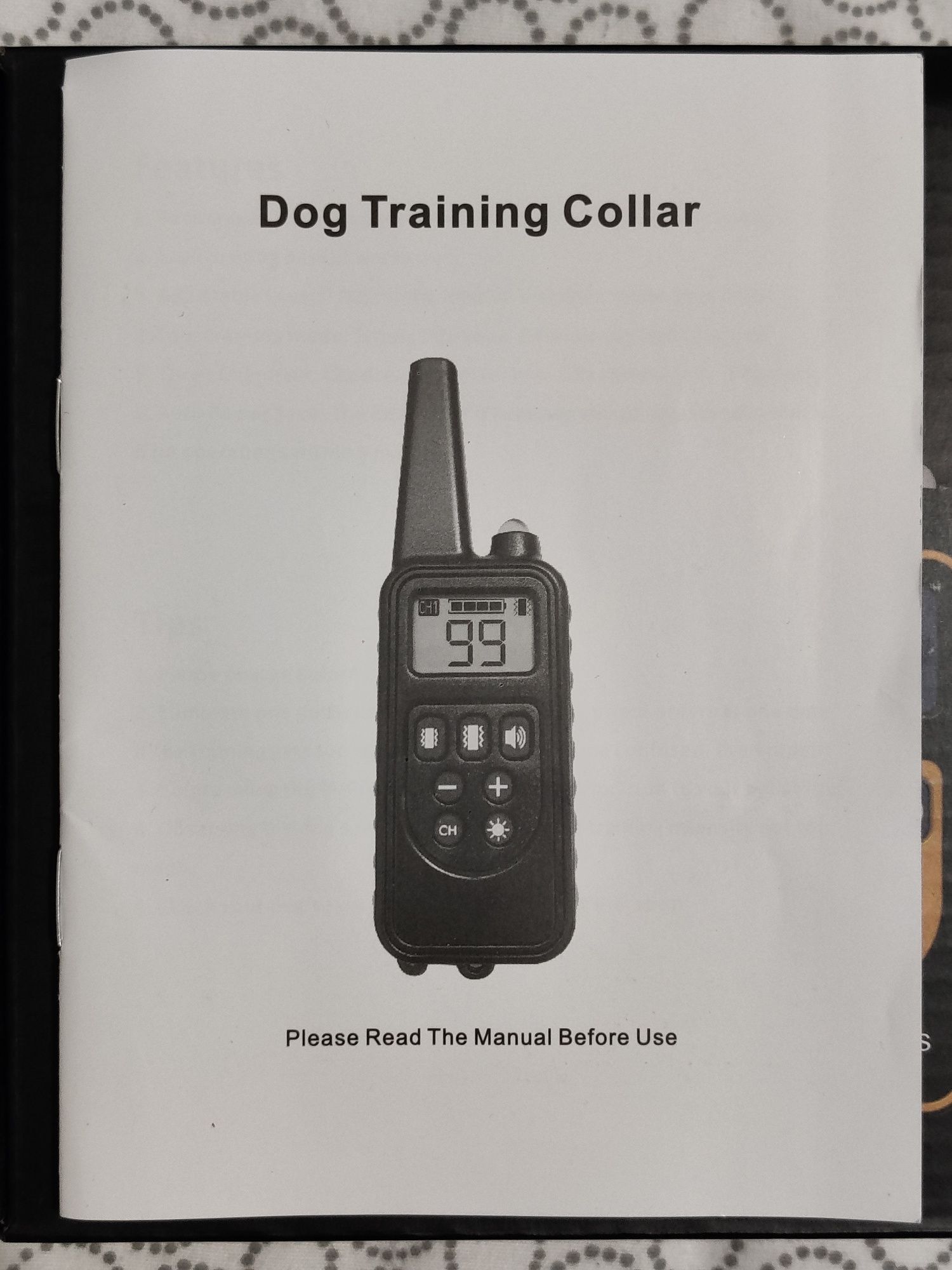 Coleira de treinamento para cães de marca Calmshops com controle remot