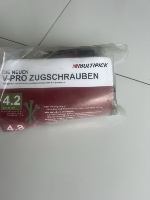 Nowe wkręty V-PRO ZUGSCHRAUBEN – Multipick 4.2 x 48 mm