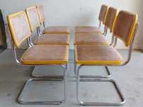 Krzesło Bauhaus /Cesca, Thonet S32.Styl Marcel Breuer