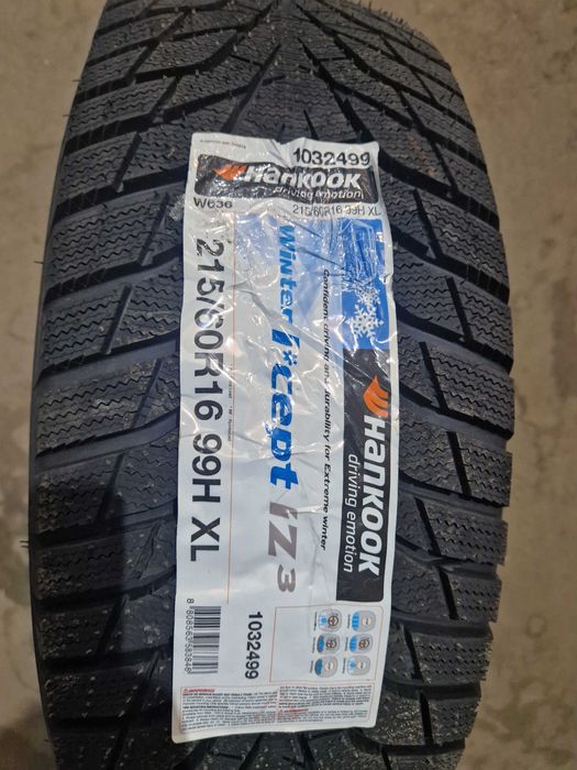 215/60/R16 Hankook W636 XL  новый комплект 2024 год.Корея