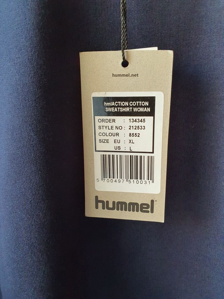 Bluza bawełniana Hummel, rozmiar XL, nowa z metką. Wymiary na płasko: