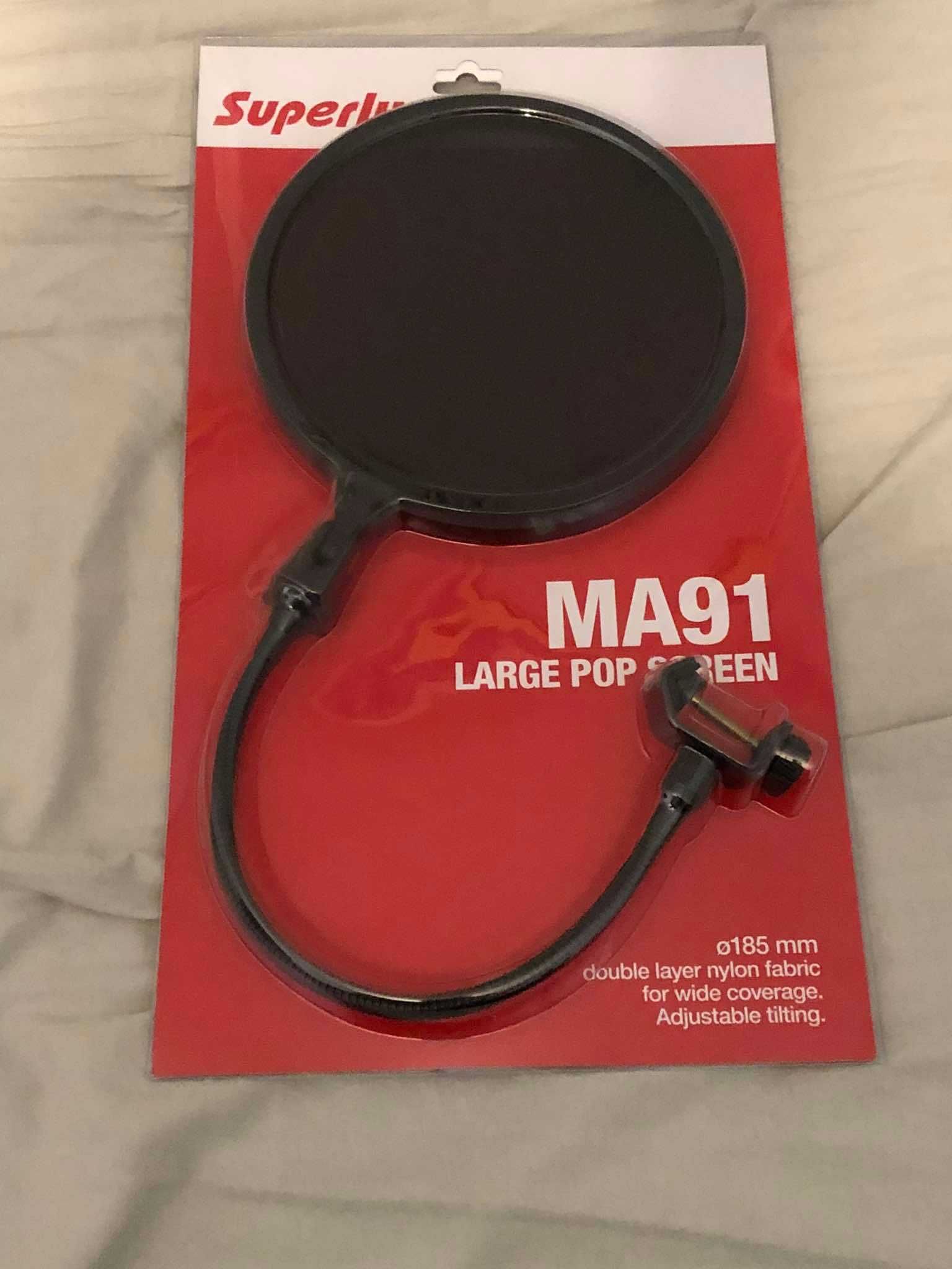 Pop Filter do Mikrofonu Superlux MA91 Large 185mm