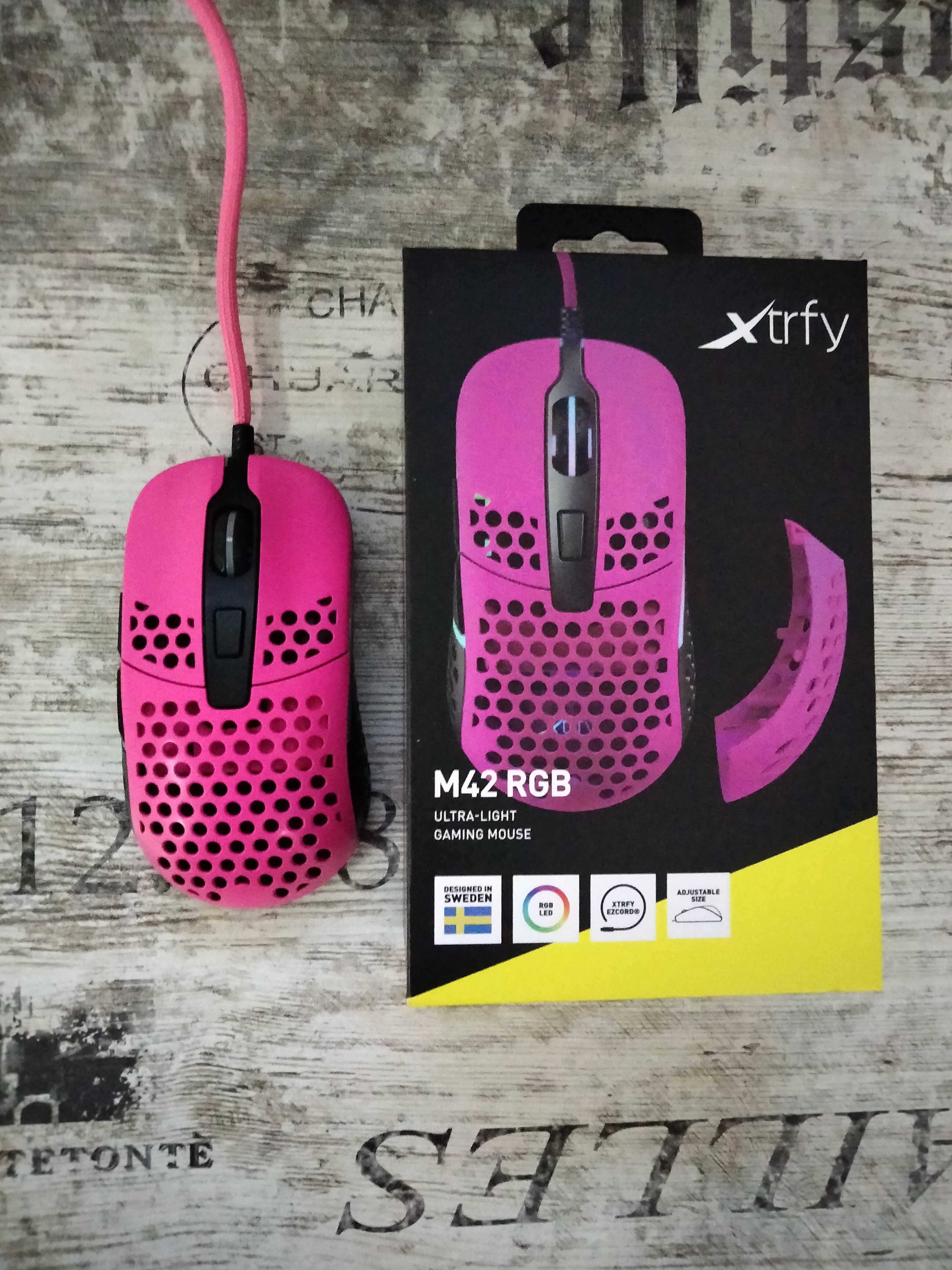 Ігрова мишка Xtrfy m42. Xtrfy m42 RGB Ultra-light gaming mouse