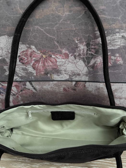 PIĘKNA czekoladowa torebka na ramię 100%skóra Made in Italy SUPER CENA