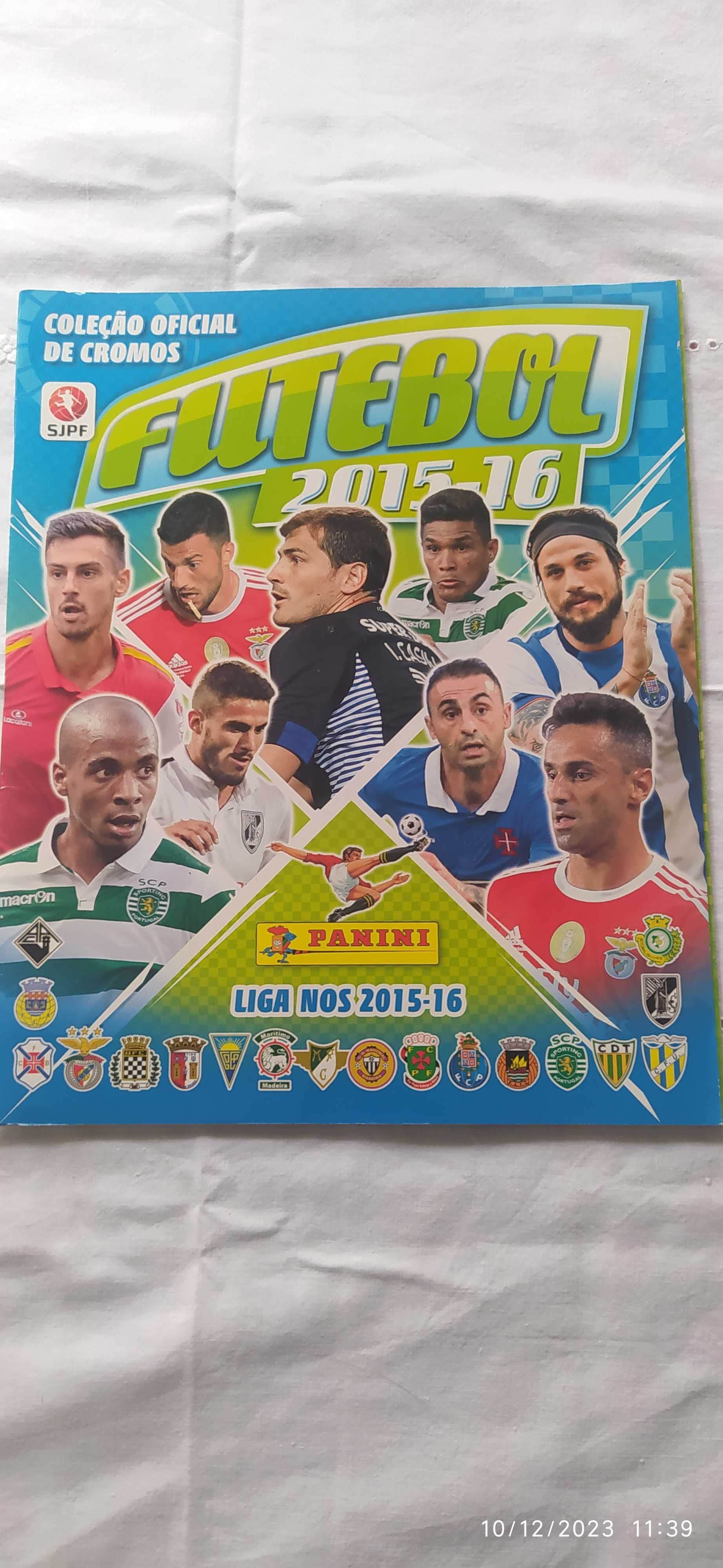 Caderneta Panini INCOMPLETA Futebol Liga Nos 2015-16