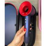 Люкс Фен для волосся зі шкіряним кейсом, Dyson Blue/Red 1:1