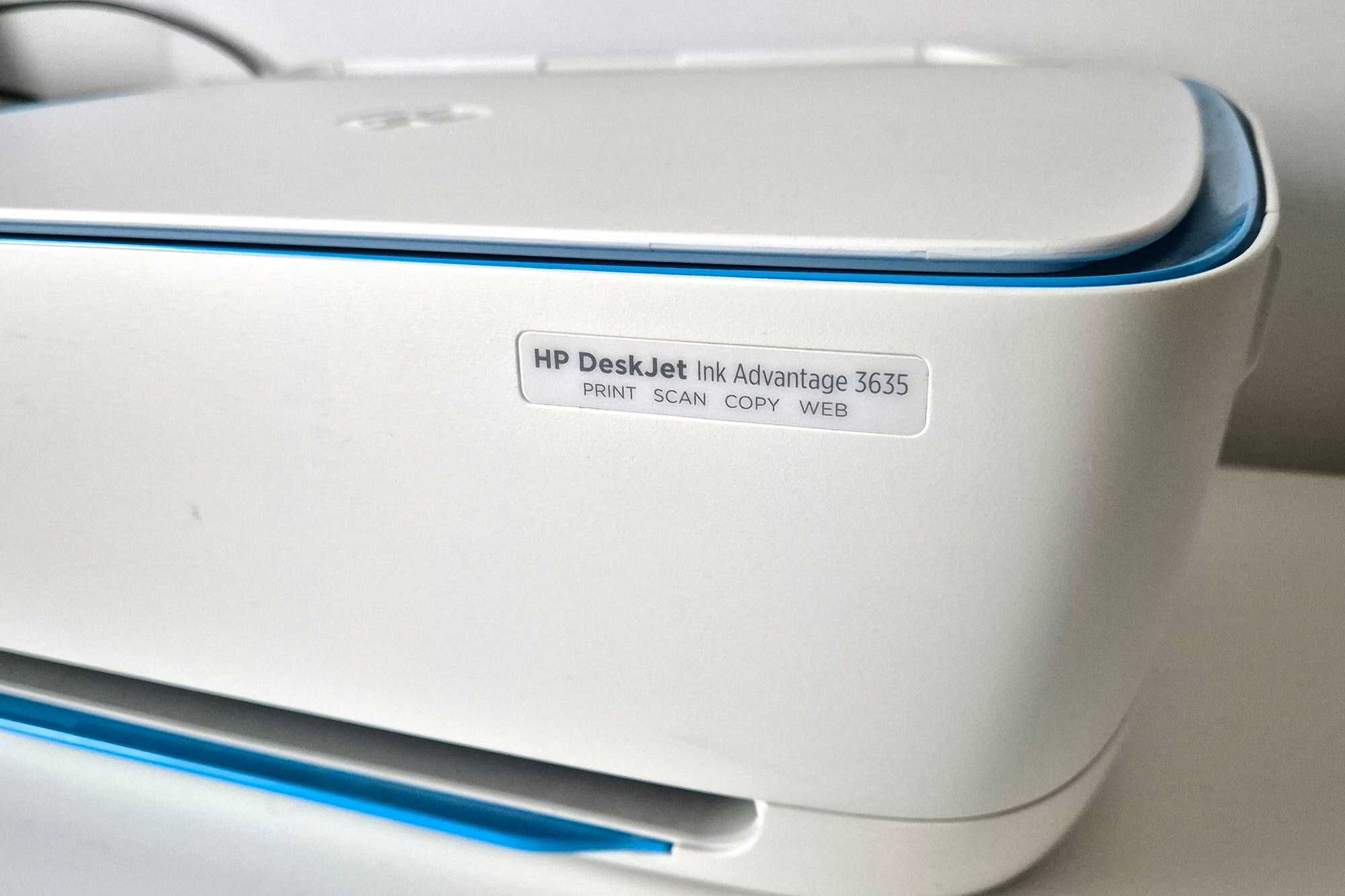 Drukarka HP DeskJet Ink Advantage 3635, druk, ksero, skan, tusze,kable