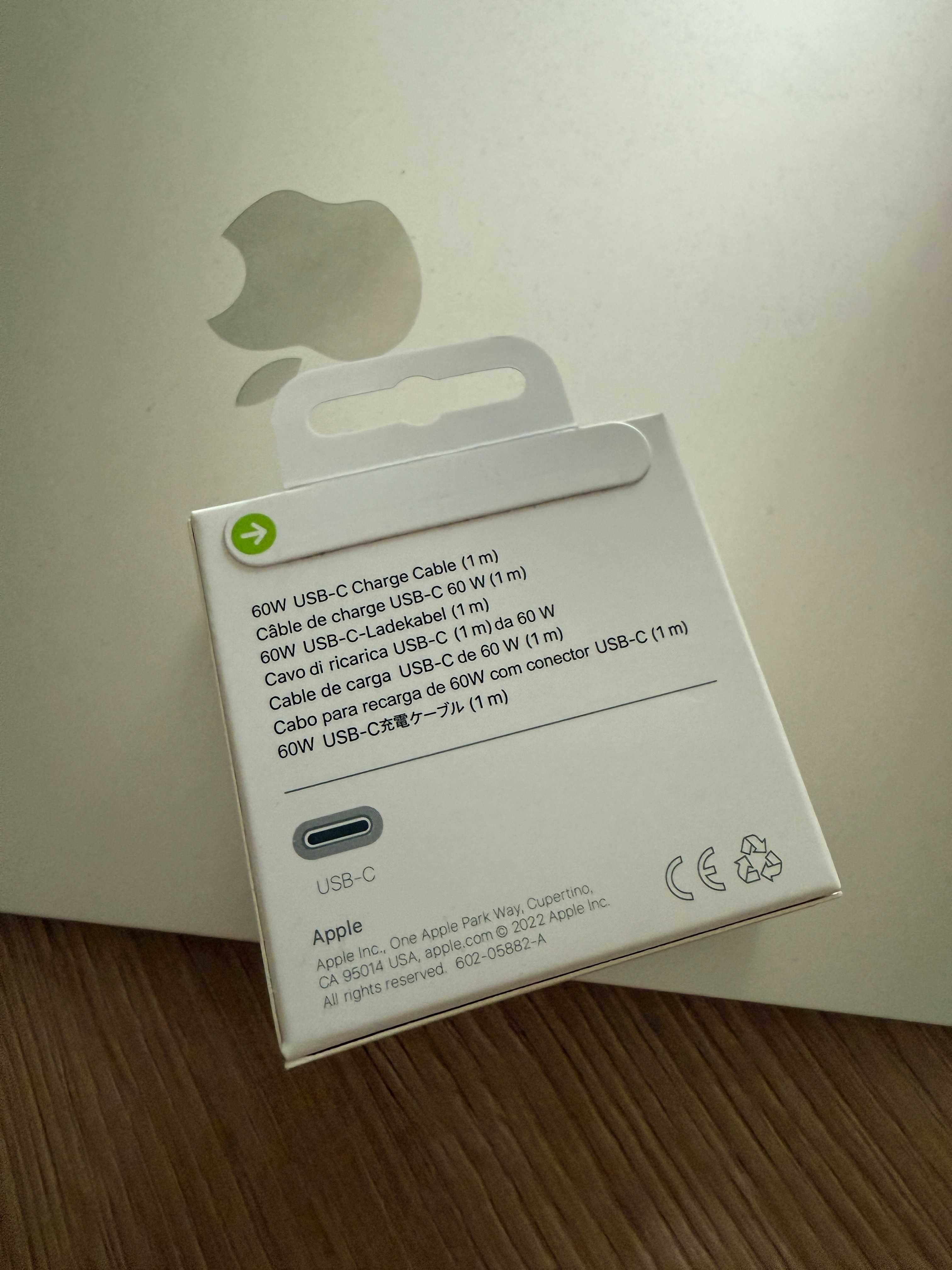 Oryginalny nowy kabel przewód Apple iPhone USB-C to USB-C 1m 60W