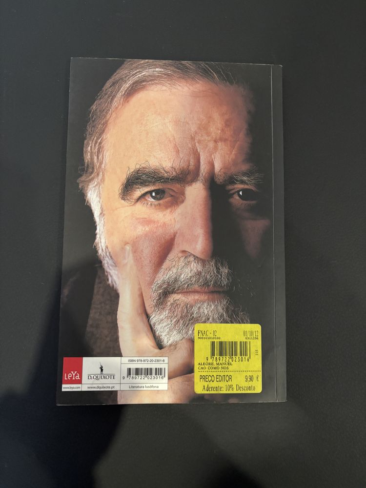 Livro Cão como nós, de Manuel Alegre