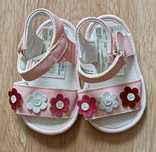 Mothercare 62 niechodki sandałki w kwiatki dla dziewczynki 3-6 m 10 cm