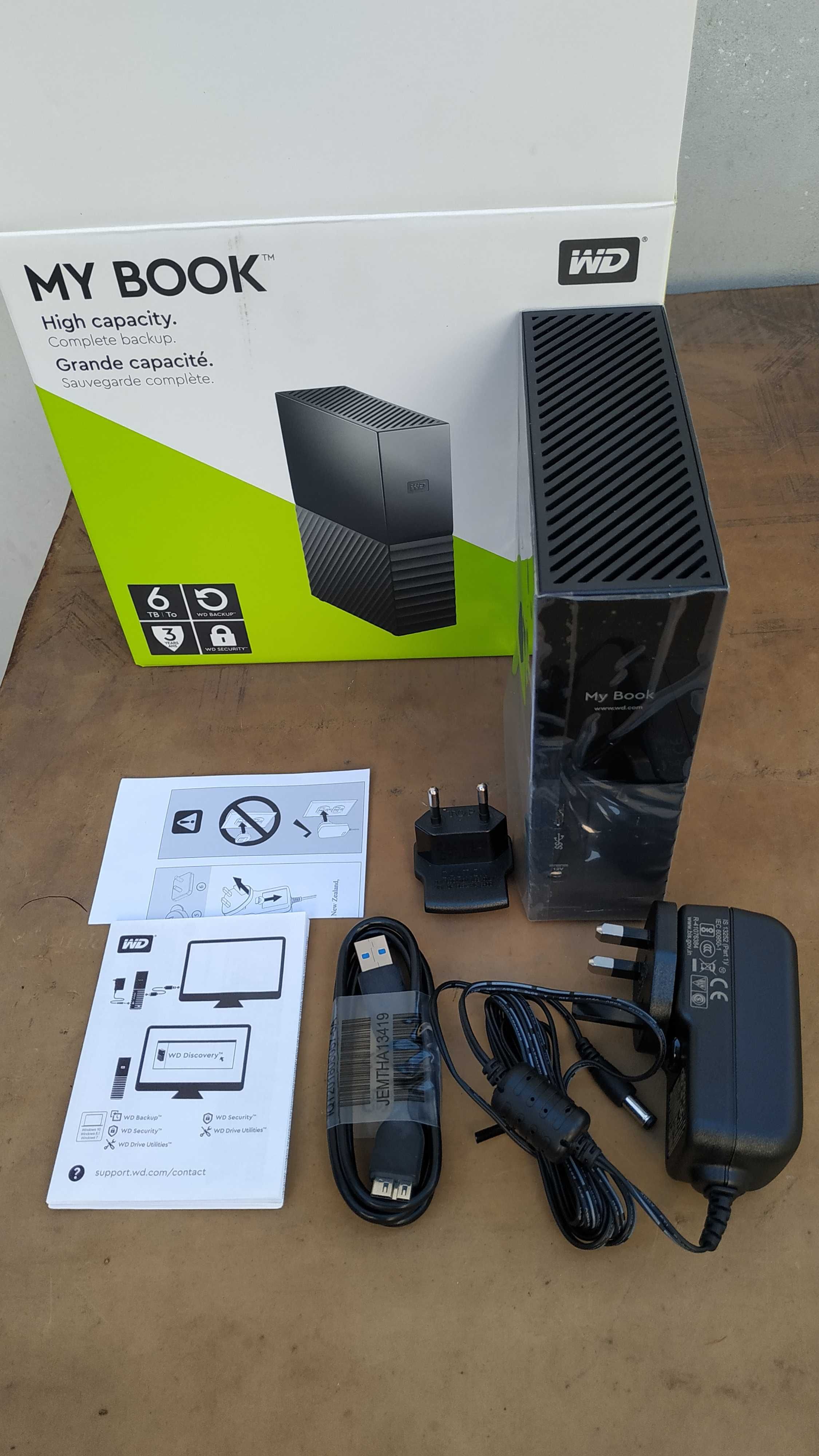 wd my book 3.5" 6TB (WDBBGB0060HBK-EESN)