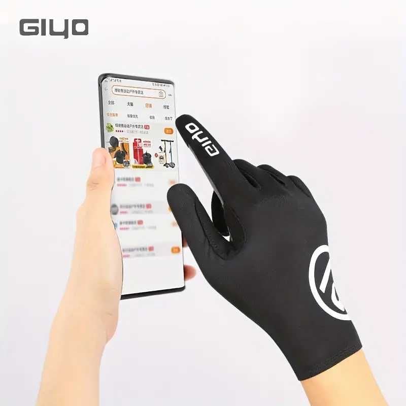 Rękawiczki rowerowe GIYO S-02-L żelowe rozmiar L czarne