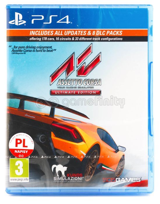 Assetto Corsa Ultimate Edition PL (PS4) Gra nowa w folii