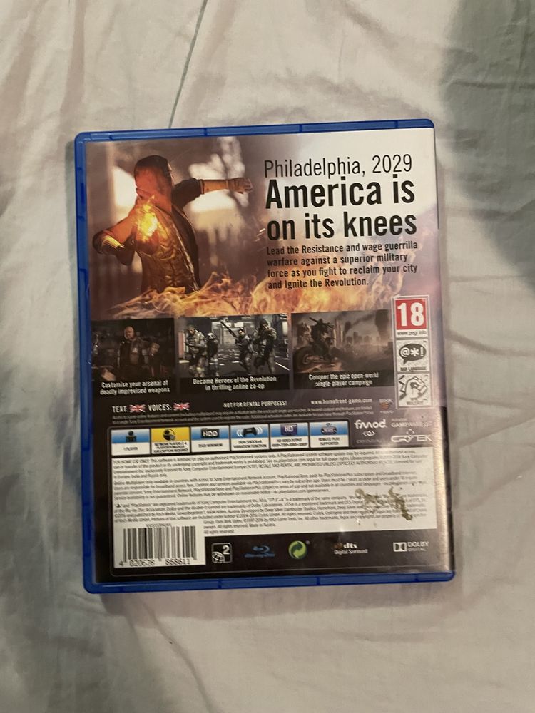 Gra homefront ps4 bardzo dobry stan