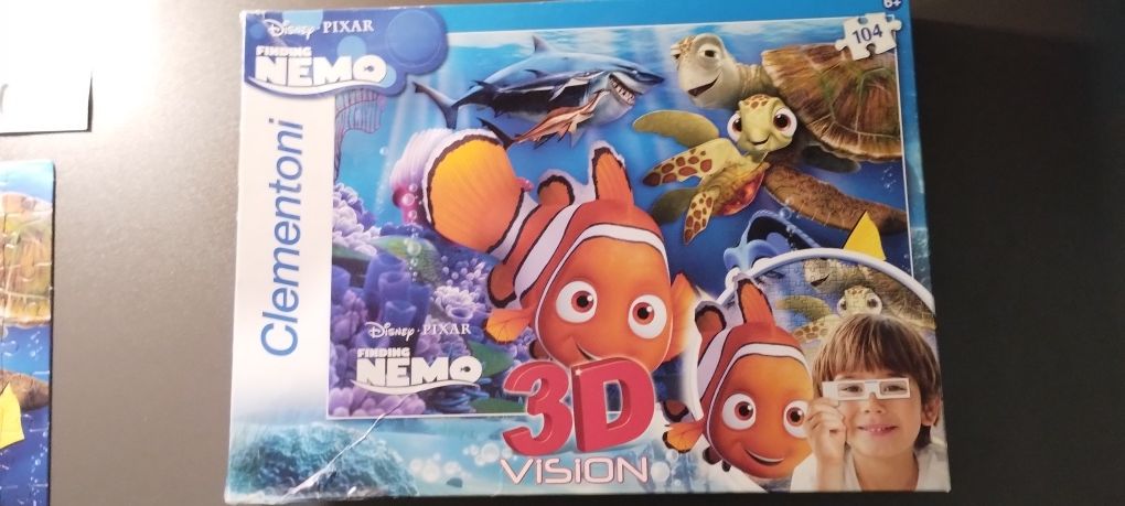 Puzle rybka Nemo 3D