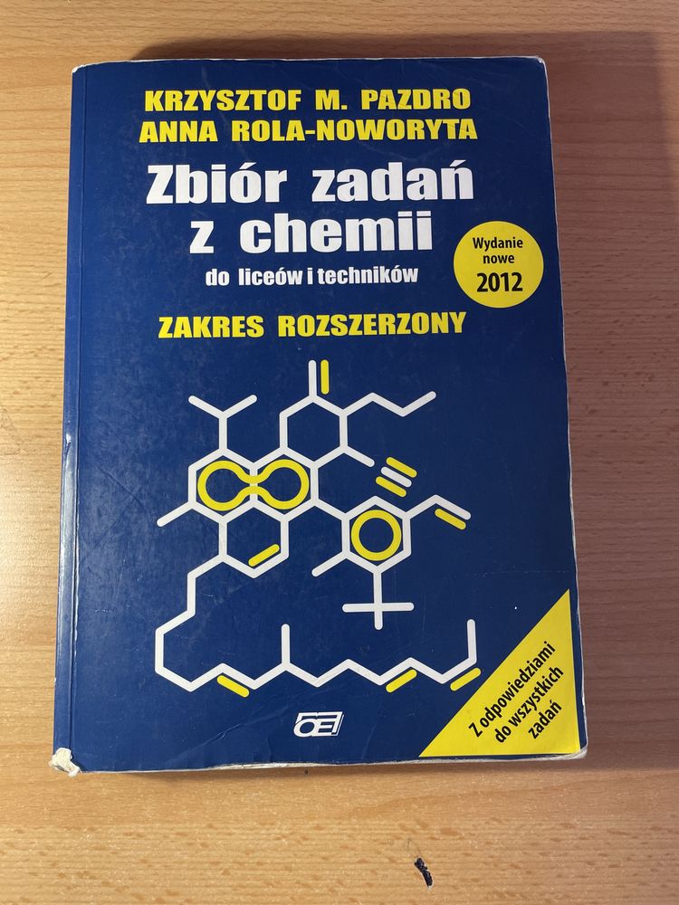 Zbiór zadań z chemii do liceum i technikum Pazdro