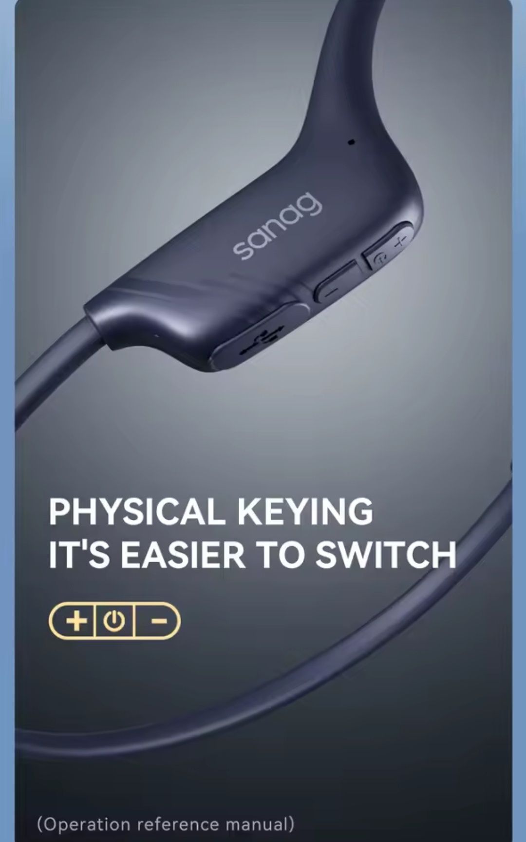 Słuchawki Sanag B21S,  Bluetooth 5.4 - nowe