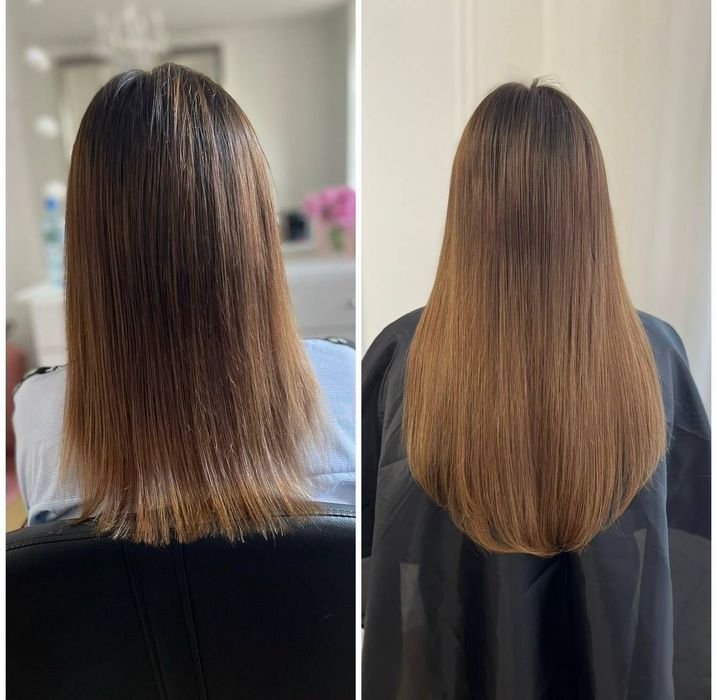 Przedłużanie zagęszczanie włosów