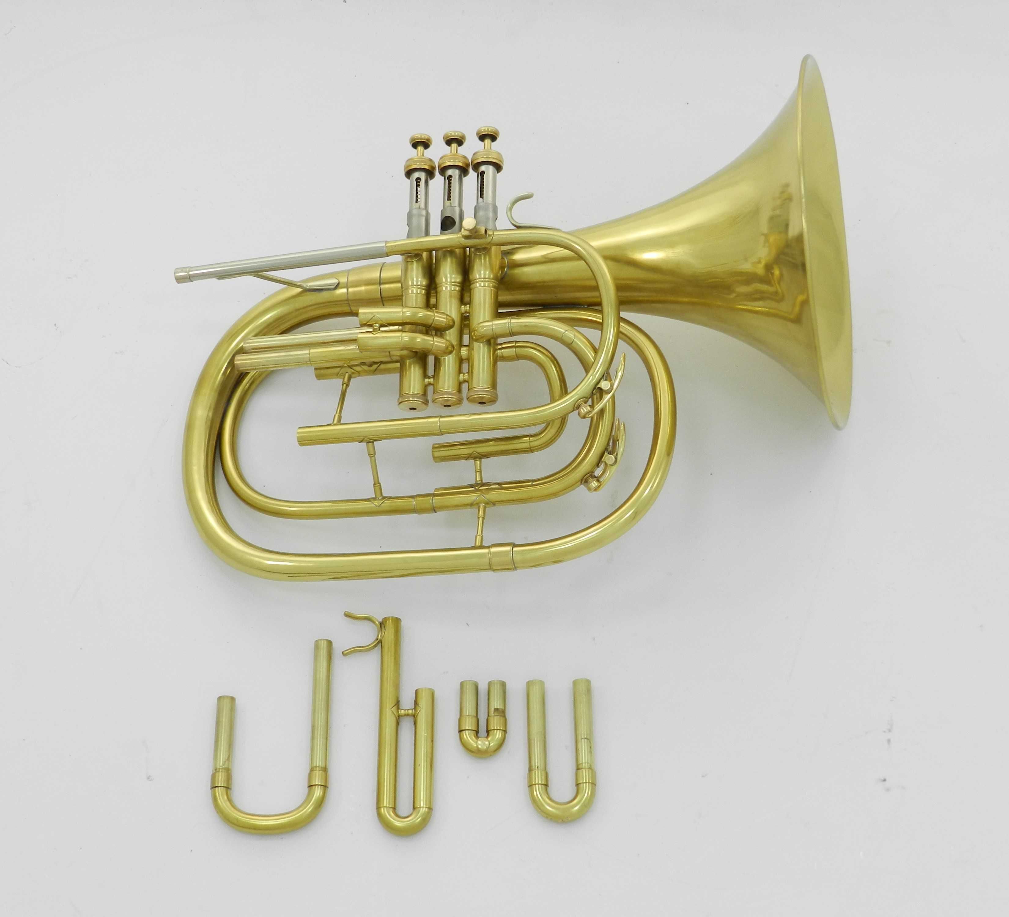 Waltornia marszowa Bb KING 1122 Made in U.S.A. Po przeglądzie DR25-078