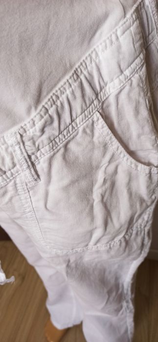 Sg Spodnie ciążowe 44 , XL  lniane spodnie 44 , XL