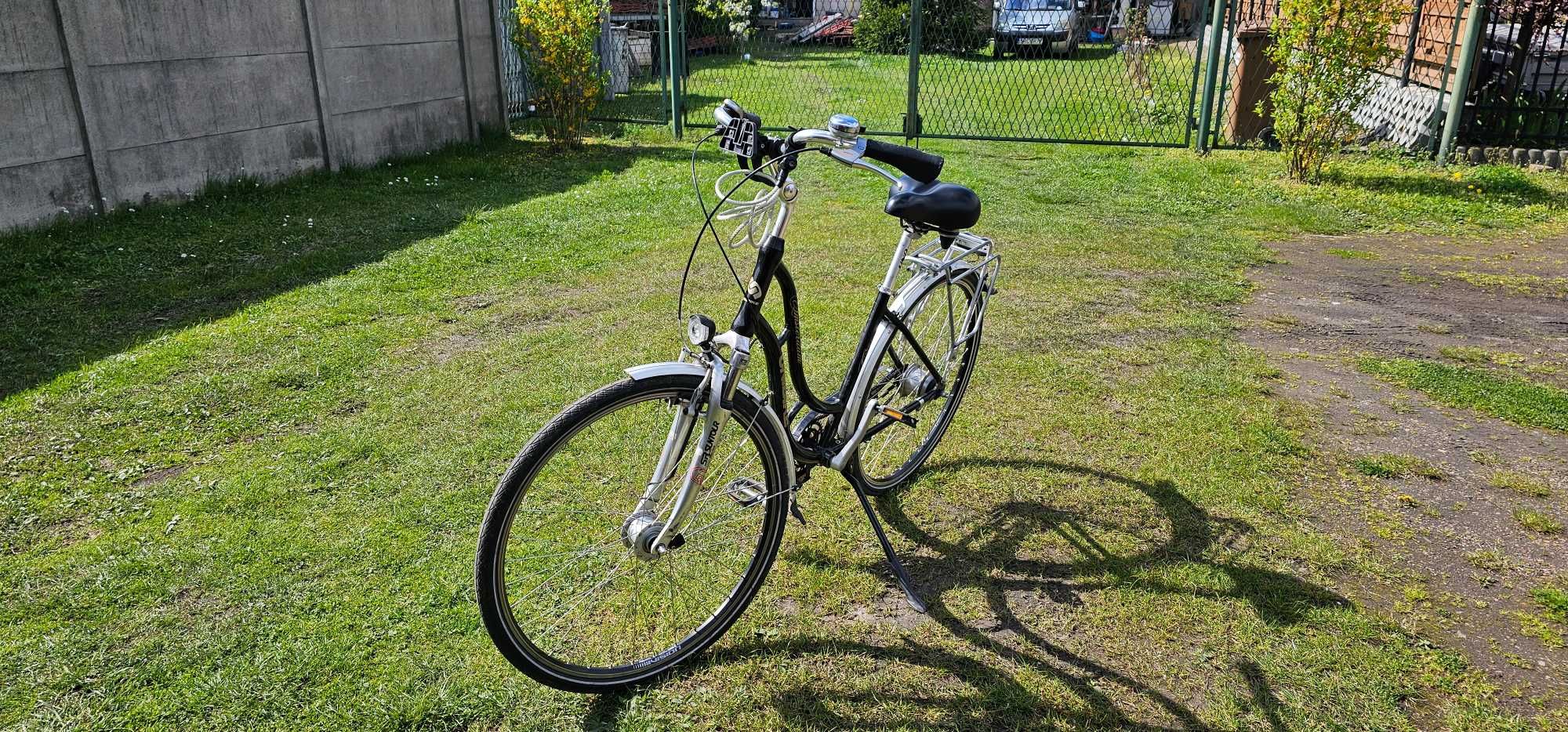 Rower Unibike Amsterdam 8C - Nexus, klasyczny wygodny rower miejski