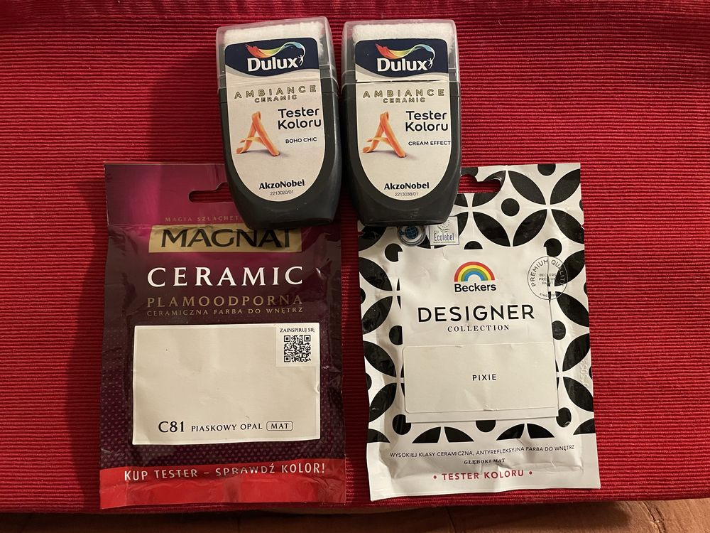 Tester koloru Dulux Magnat Beckers
