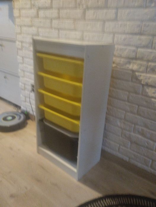 Półka stalowa,regał stojący Ikea trofast