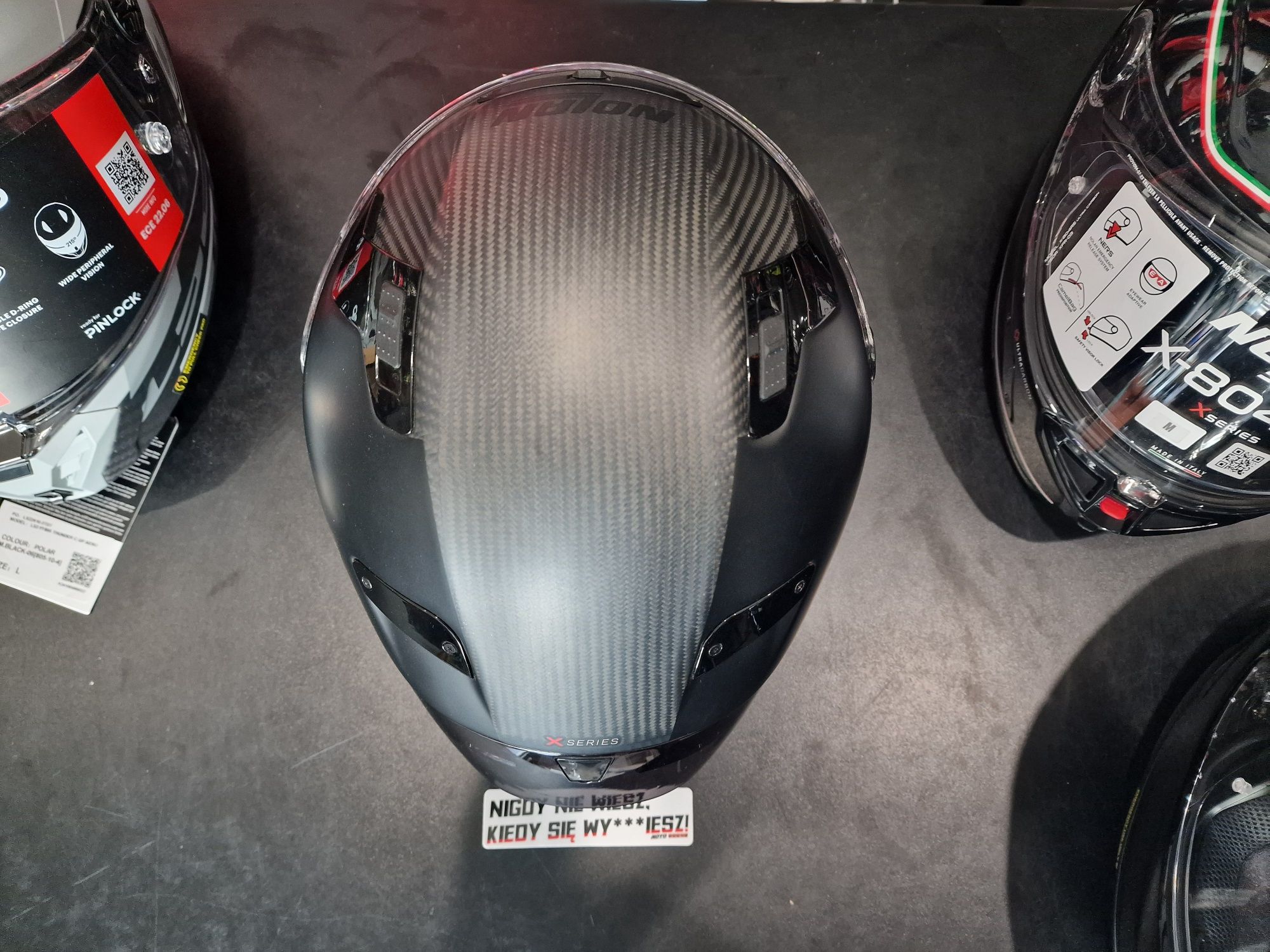 MotoSzafa Kask NOLAN X-804 RS ULTRA CARBON PURO GLOSSY !gratisy!