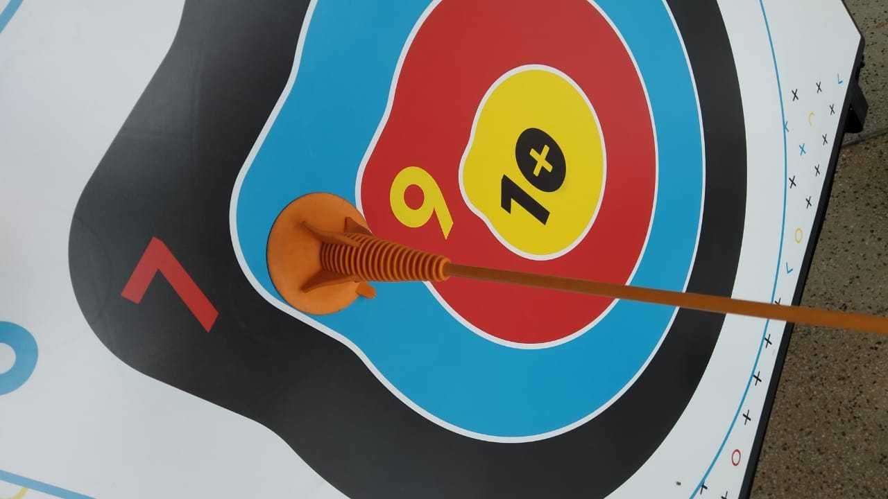 Arco e 4 Flexas de Ventosa + Alvo