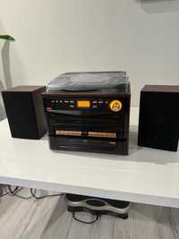 zestaw stereo Hi-Fi 338-BT wood z gramofonem