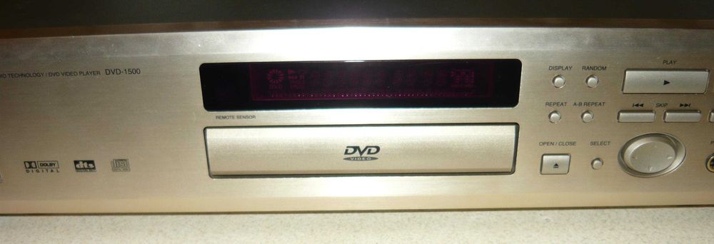 DENON odtwarzacz DVD 1500 szampański BDB DVD-1500 audio CD
