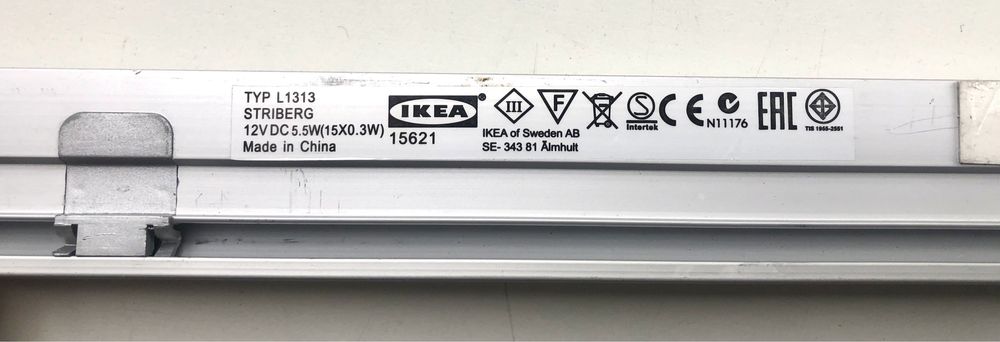 Lampa led Ikea z czujnikiem ruchu dl 92 cm
