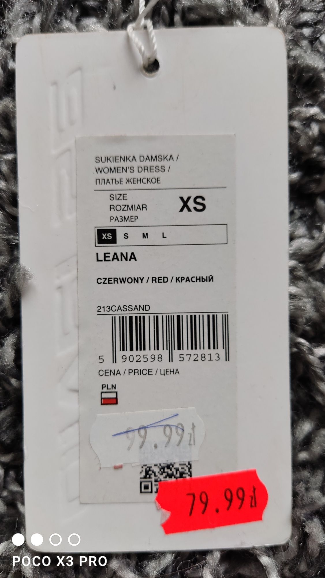 Sukienka XS Diverse