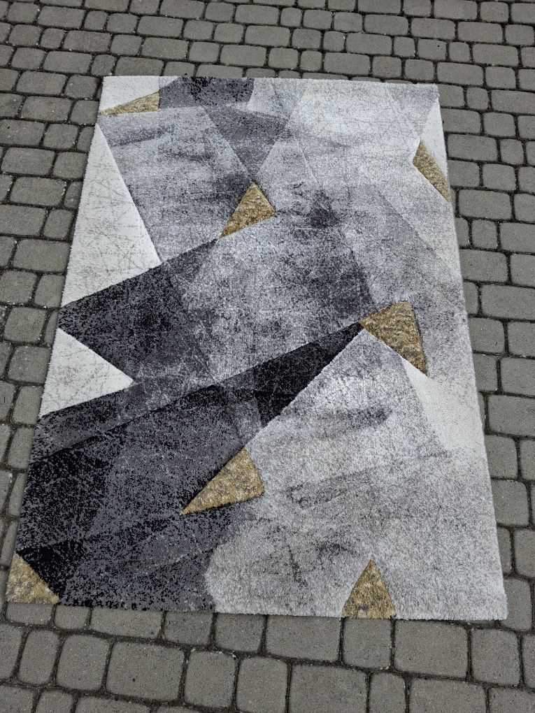 Bianco gruby dywan 120x170