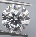 Moissanit 8mm (2ct) idealny zamiennik diamentu