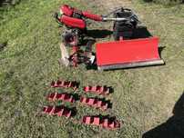 Traktor jednoosiowy glebogryzarka Honda F560 dzik pług