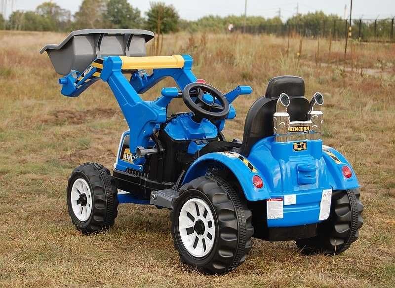 Traktor KOPARKA NEW HOLLAND Ciągnik Elektryczny Auto Akumulator DZIECI