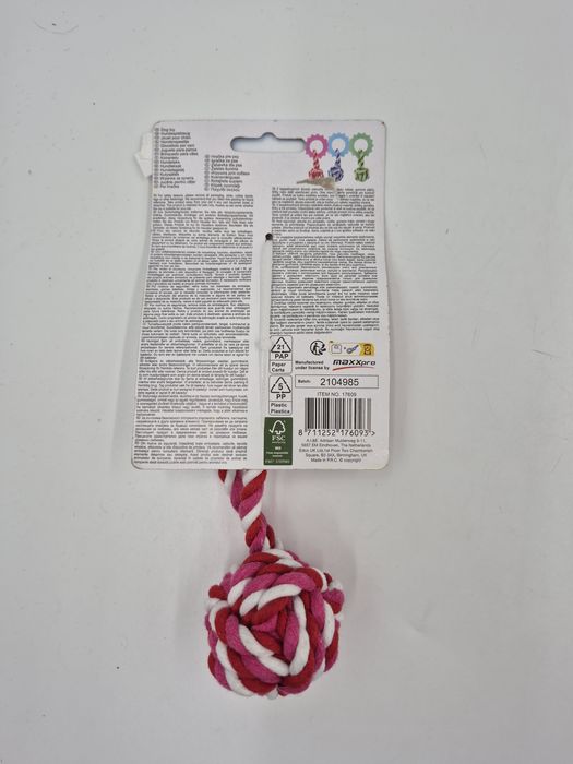 Zabawka gryzak z liną dla psa